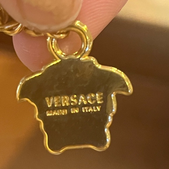 Upcycled Versace charm necklace - Picture 4 of 6